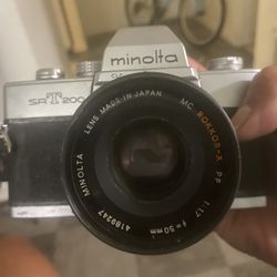 Minolta SRT Camera (classic 60’s One Of The Best Camera’s Ever Made They Say)