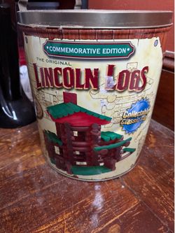 Lincoln Logs Commemorative Edition Collectible Tin
