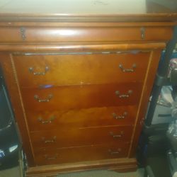 Wood 6 Drawers Dresser
