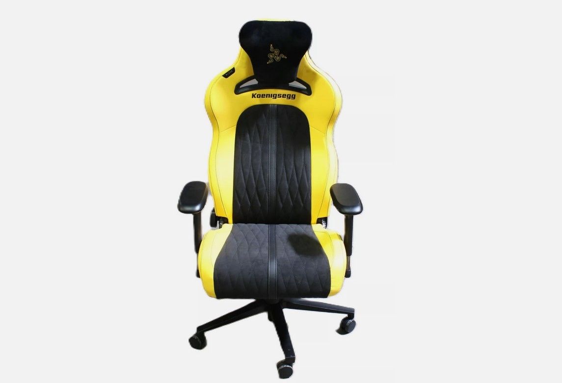 Limited Edition Koenigsegg Razer Enki Pro Gaming Chair with Alcantara Leather