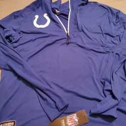 Colts NFL Men's Size Medium Quarter Zip Pullover