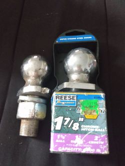 2...1 & 7/8 hitch ball...both for $20