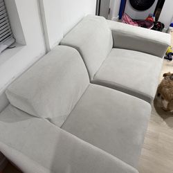 Small Modern Plush Couch!