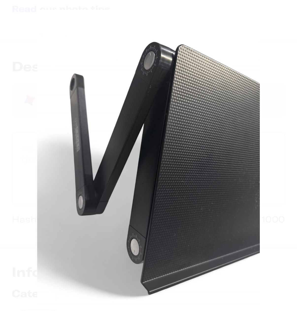 Uncaged Ergonomics Adjustable Laptop Stand - Portable, Lightweight, Brand New!