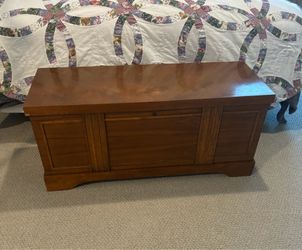 Cedar wood chest vintage