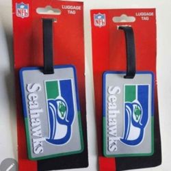 NFL Seattle Seahawks Luggage Tags (2) superbowl ready 
