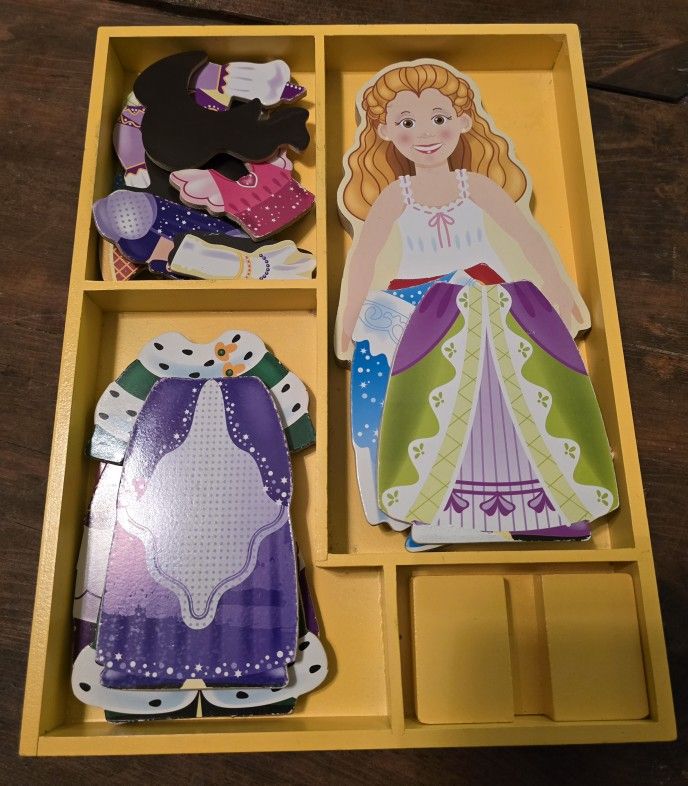 Melissa & Doug Magnetic Dress Up Doll