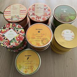Various 3-wick candles 