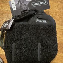 Canada Pooch Black Puffer Jacket For Dogs Up To 15-20lbs Retails For $57 Will Sell For $25