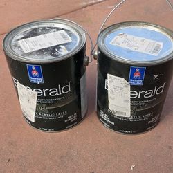 Paint Matte Black 2 Gallons NEW