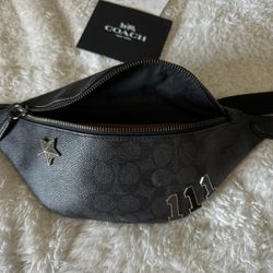 Coach Belt Bag In Signature Canvas