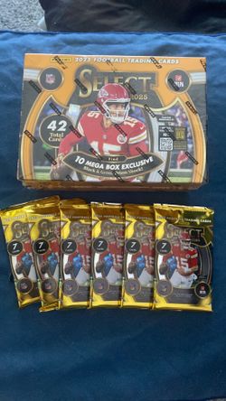 2025 Football Trading Cards Mega Box or Singles