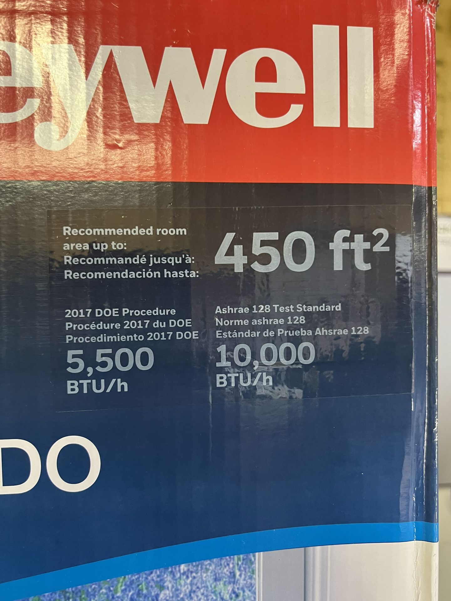 Honeywell Portable Air Conditioner 10K BTU NEW Air Conditioner