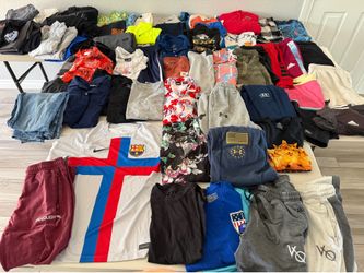 Huge lot men's size small clothing
