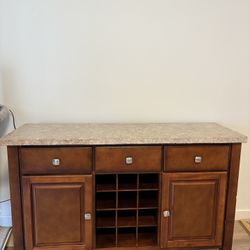 Marble/ Wood TV Stand & Dining Table 
