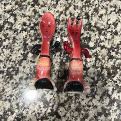 Fork And Spoon Salt Shaker Set