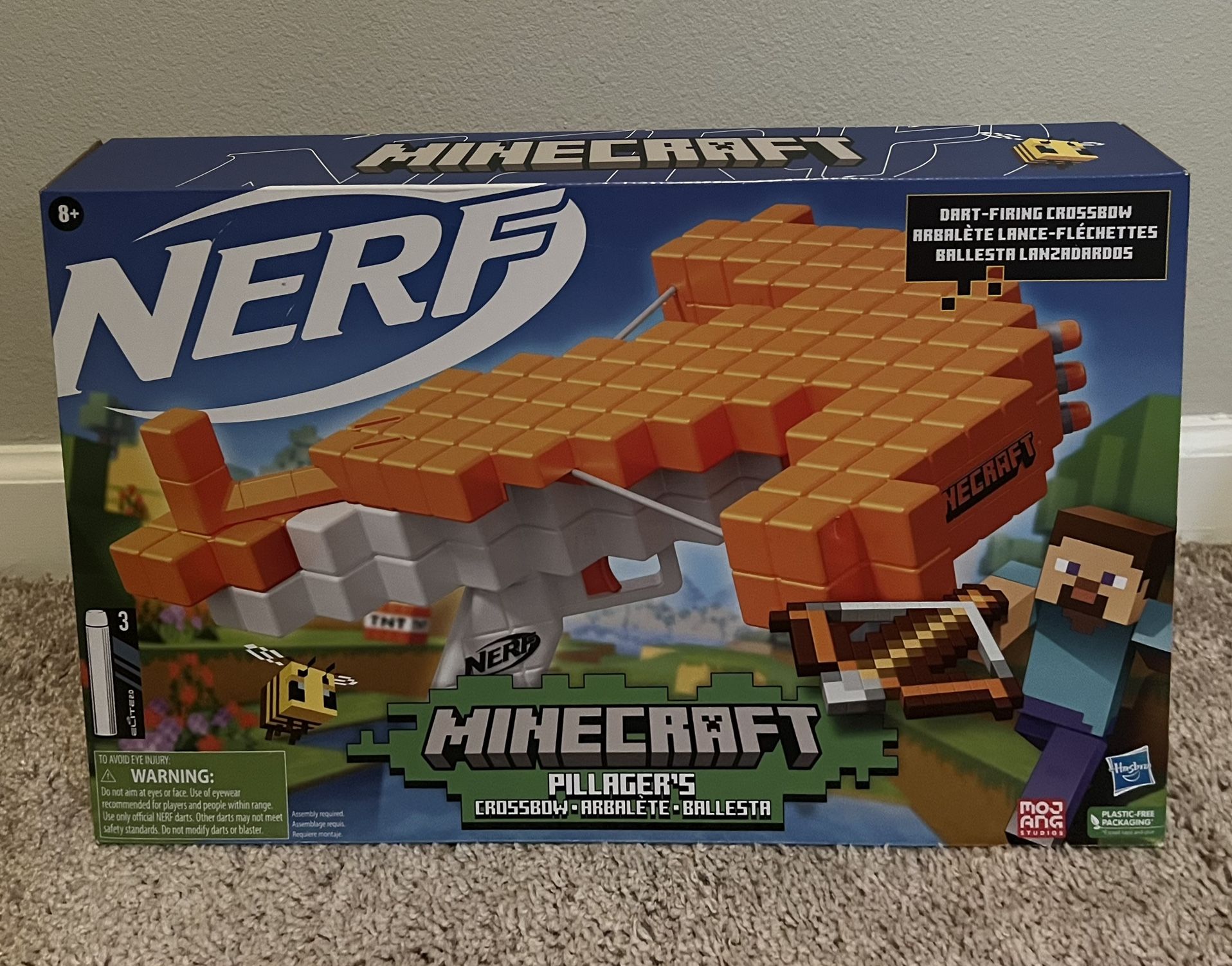 Brand New Nerf Minecraft Crossbow