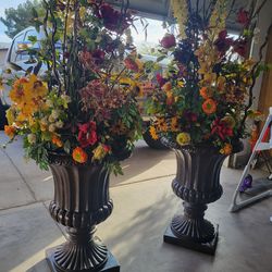 6ft Tall Flower Vase Set Decor