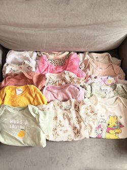 Baby Girl Clothes 15 Onesies 