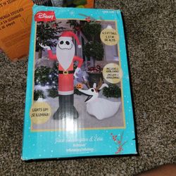 Jack Skellington 4.5 Feet Light Up Led Inflatable 