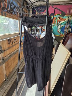 Black Romper Shorts