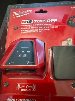 M18 18V Lithium-Ion TOP-OFF Charger & Power Supply (Tool-Only)