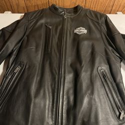 Woman’s Leather Harley Jacket W/liner