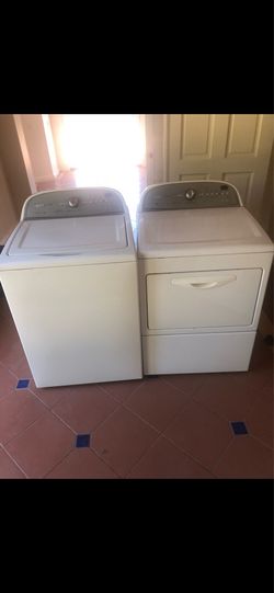 Whirlpool washer and dryer