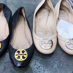 2pair Of Tory Burch Flats $45