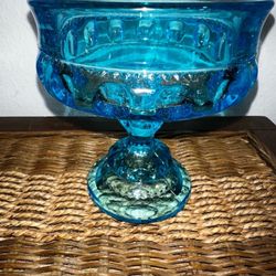 Footed Glass Dish 
