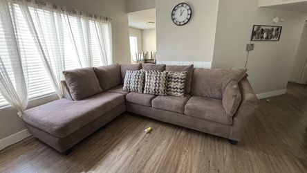 Brown Sectional Couch