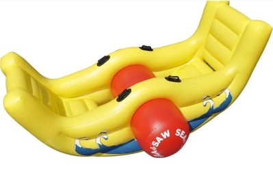 Pool seasaw rocker inflatable