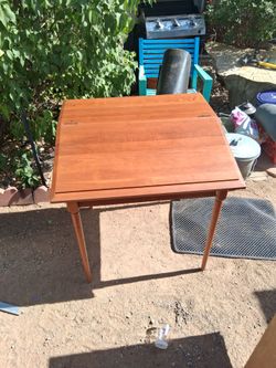 Wooden school desk