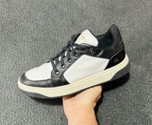 Giuseppe Zanotti 'Black White' Men's Designer Low (Sz 7M)