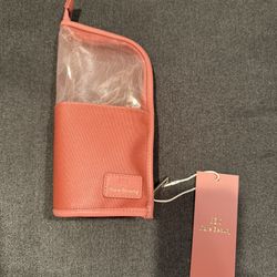 BEIS x Rare Beauty Coral Beauty Pouch