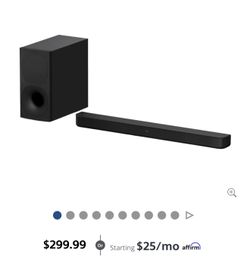 Sony HT-S400 2.1ch Soundbar with Powerful Wireless Subwoofer