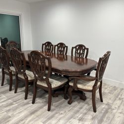 Table With 8 Chairs Adjustable