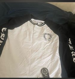 Chrome heart long sleeve shirt small