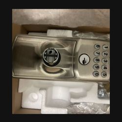 New door lock Schlage still in box coming with key  and code .