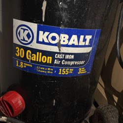 Compresor De Aire 30 Gallones “Kobalt”