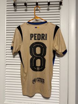 FC Barcelona Pedri #8 Away Soccer Jersey