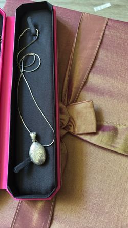 Silver Locket Necklace