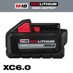 M18 18-Volt Lithium-Ion High Output Battery Pack 6.0Ah