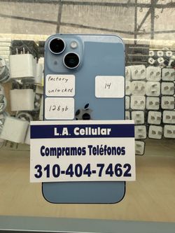 14 128 Blue Unlocked ( On Sale )