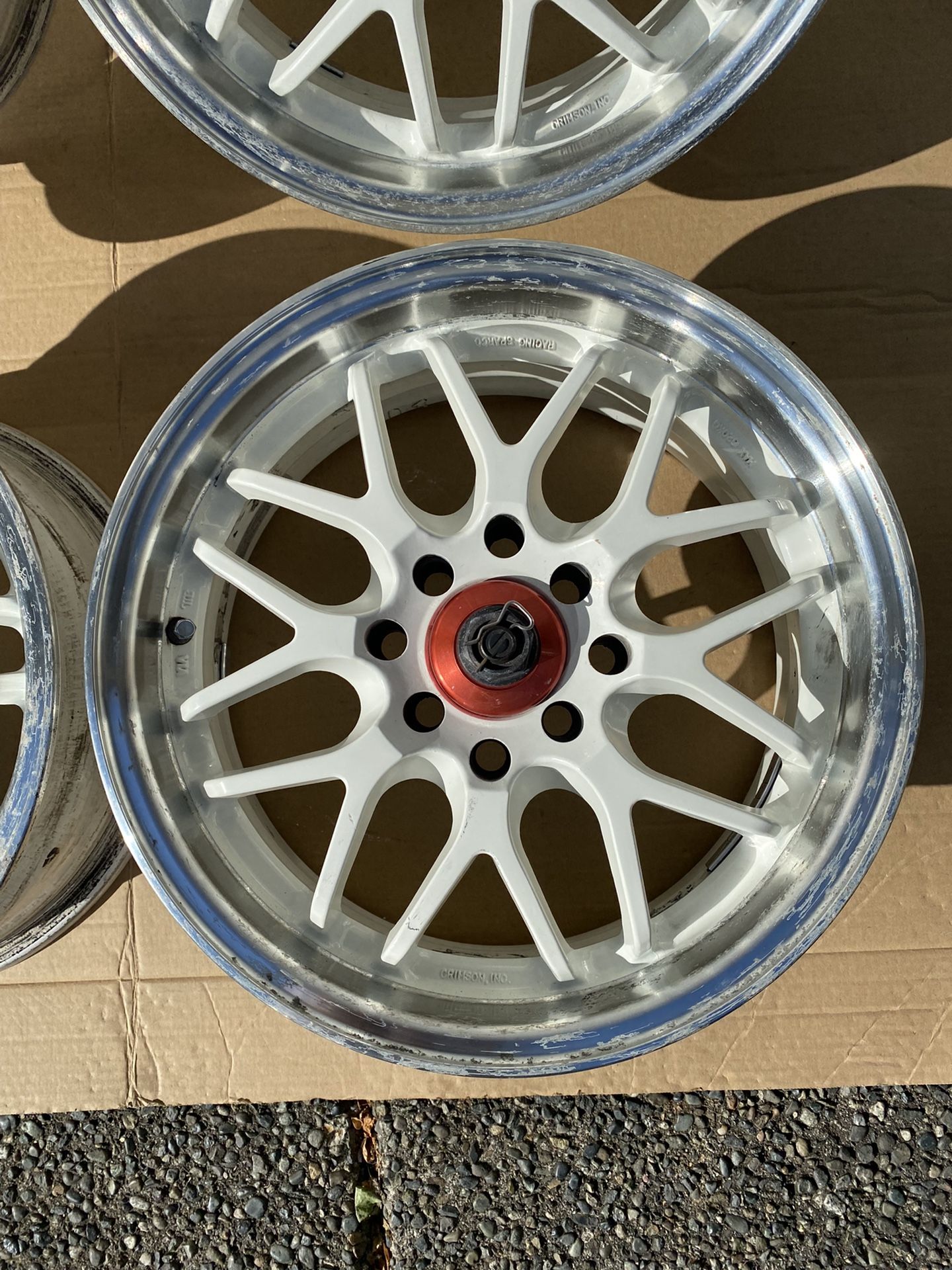 15” JDM Racing Sparco NSII (Speeder) Wheels 4x100 4x114.3 RARE OG 