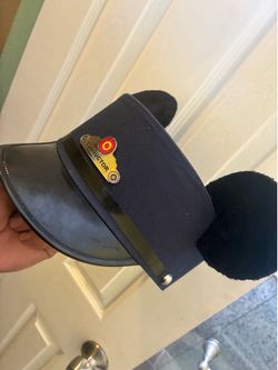 Disney Parks Mickey Mouse Ears Conductor Hat Red Car Trolley