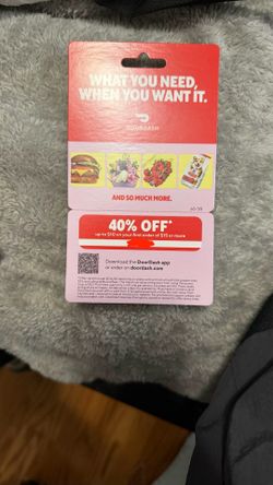 Door dash coupon