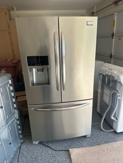 Stainless fridge