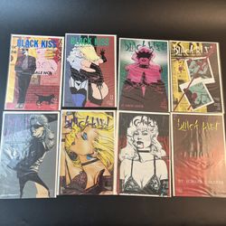 Mature Comic Lot: Black Kiss Ironwood 5-12 Wt Drms Euros Eurotica Heavy Metal