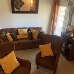 Sofa Pillows And Chairs $375 